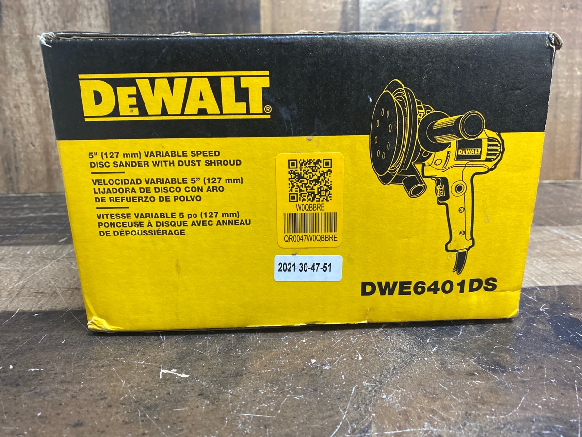 DEWALT DWE6401DS 6 Amp Corded Variable Speed Disk Sander Brand New Buya