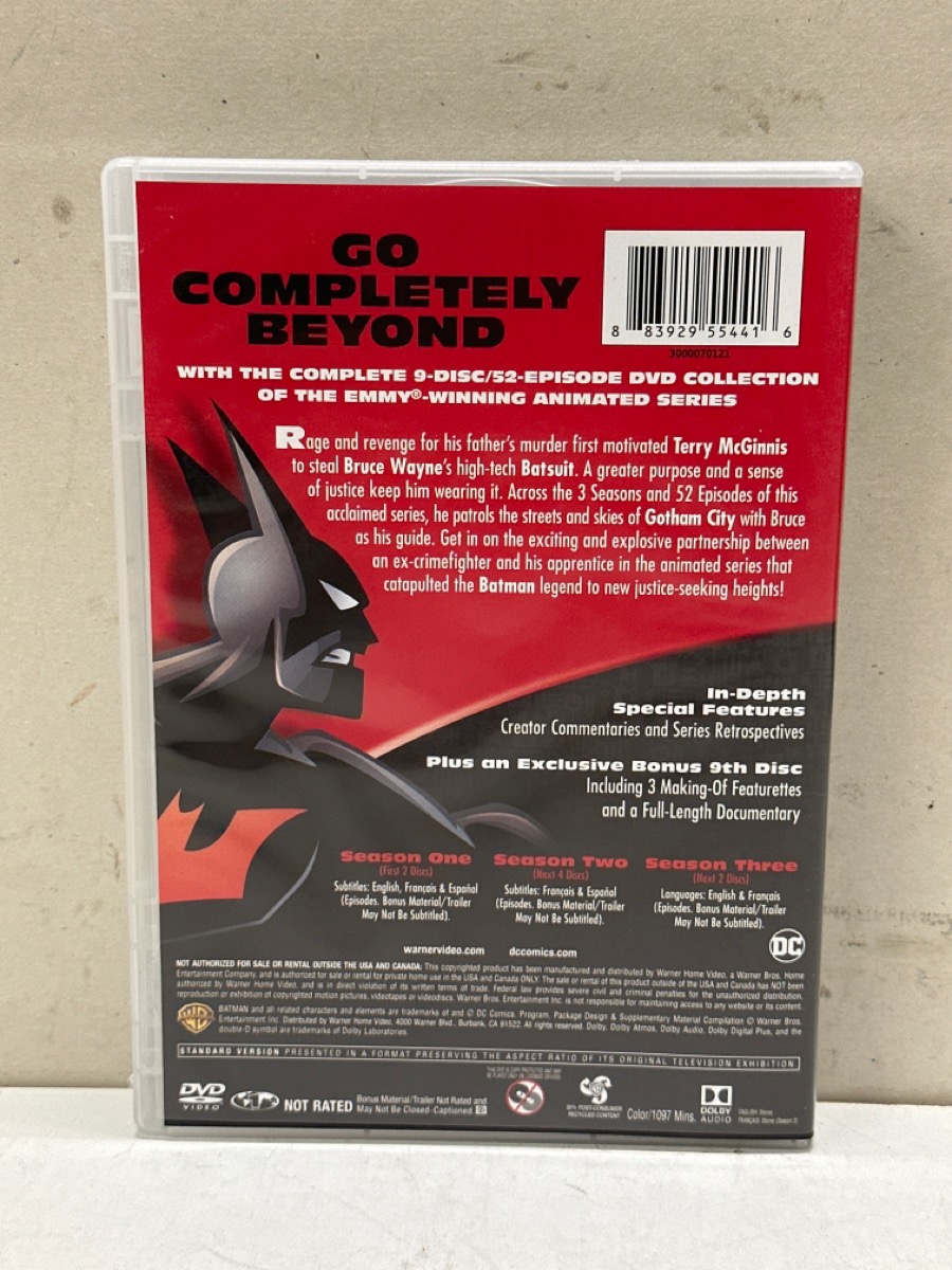 DVD BOX SET BATMAN BEYOND COMPLETE SERIES Good | Buya