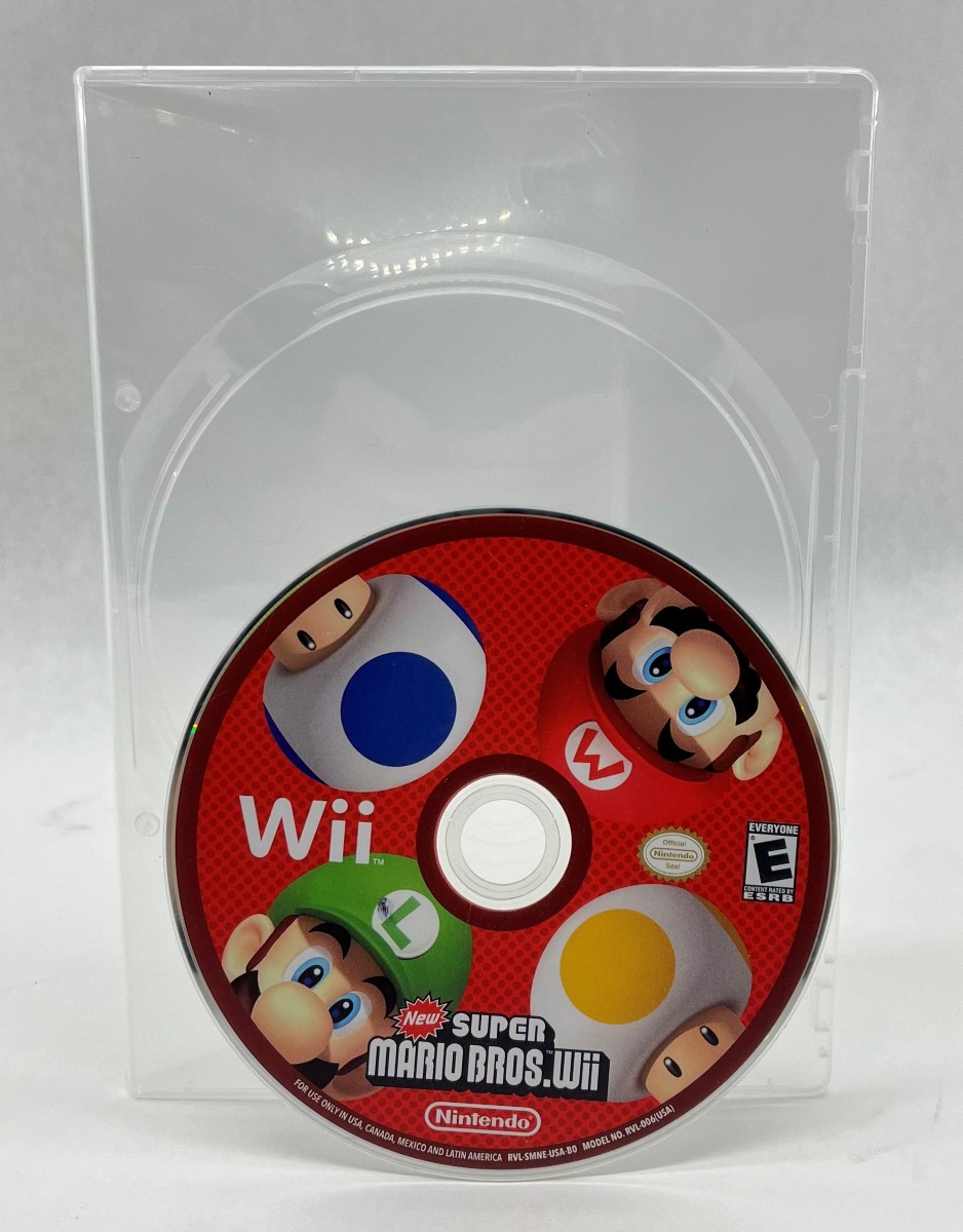 Nintendo Wii New Super Mario Bros 2009 Game Good Heartland Pawnbrokers Kansas 9437