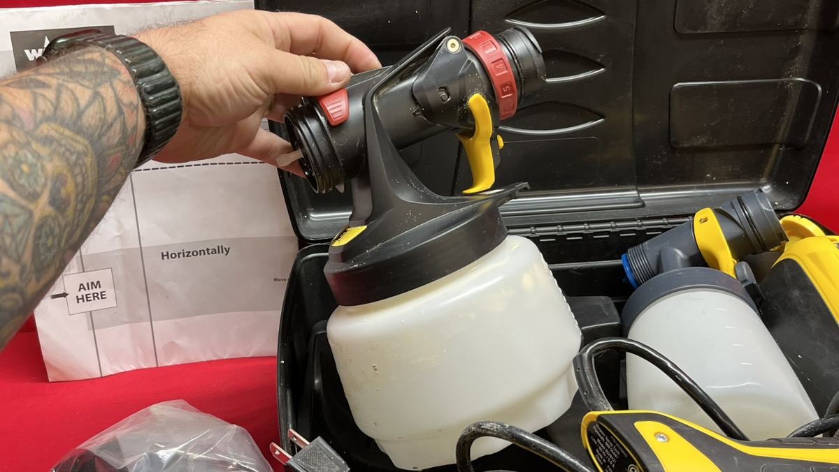 Wagner Flexio 3000 HVLP Paint Sprayer with Case Very Good Buya