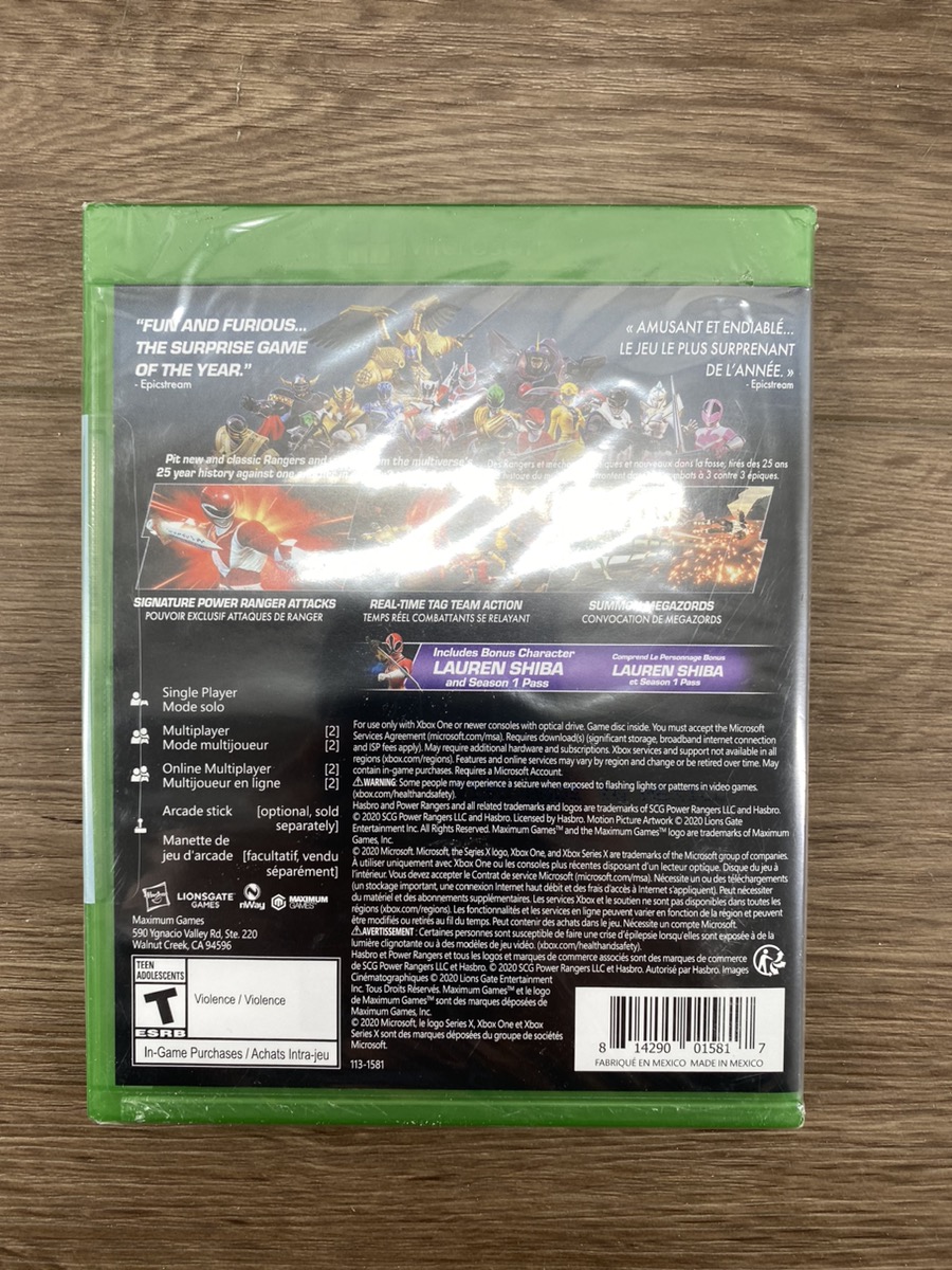 Power Rangers Battle for the Grid Collector's Edition (Xbox One) BRAND ...