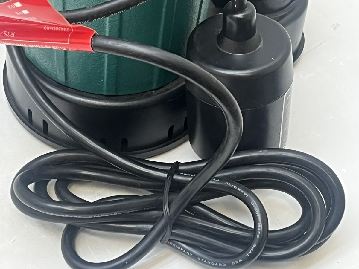 Water Ace R3S Automatic Sump Pump 115 Volt Good Buya