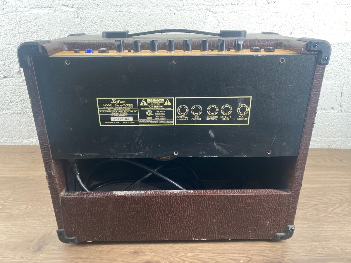 KUSTOM SIENNA 30 PRO ACOUSTIC GUITAR AMP 30 WATT *LOCAL PICKUP* Very