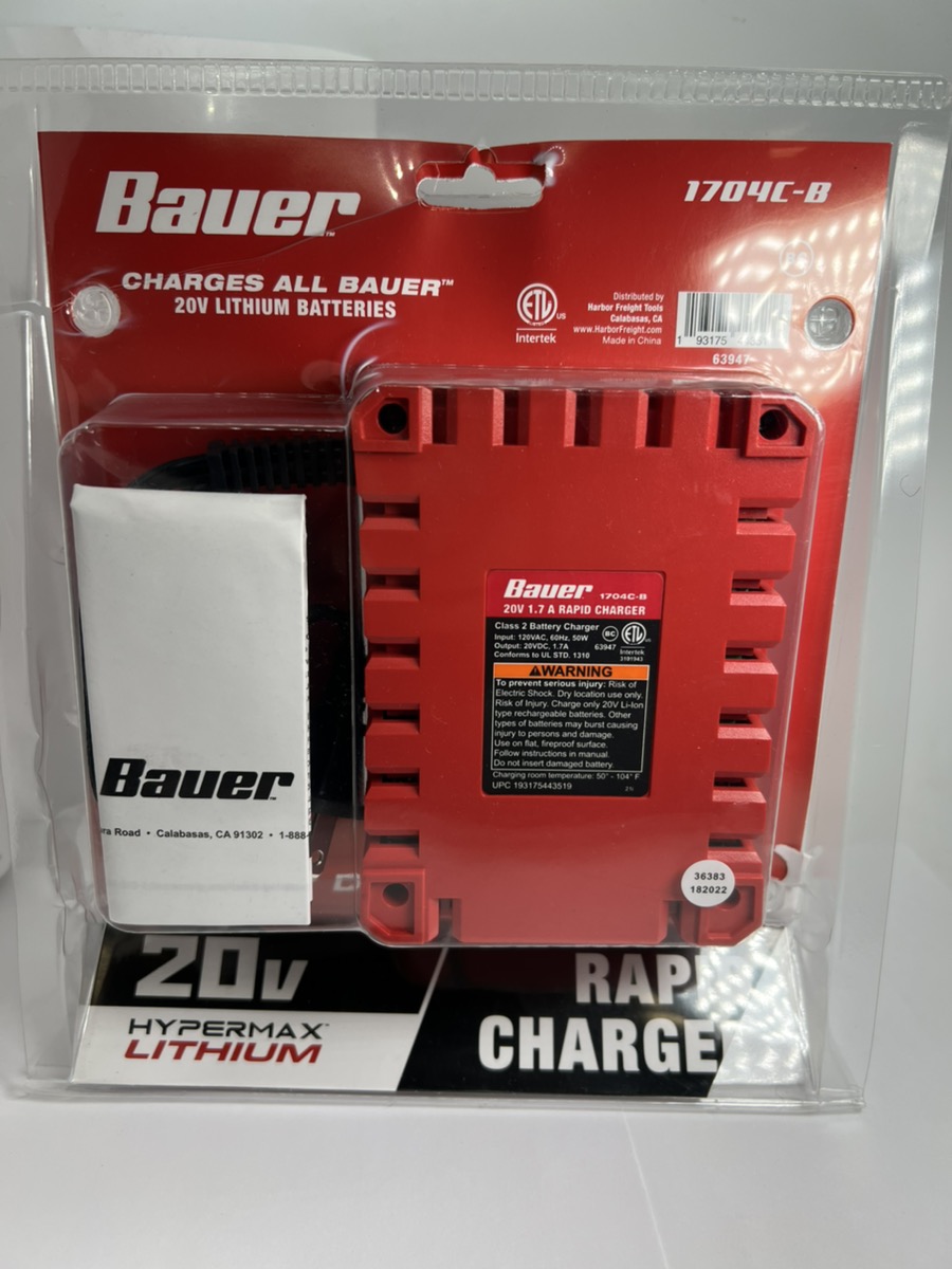 BAUER 2191CRB 20V BRUSHLESS IMPACT WRENCH SET W/BATTERIES (MLnkb