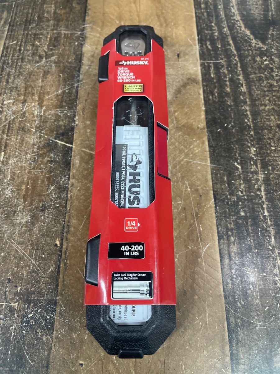 HUSKY TOOLS TORQUE WRENCH 625319 NEW FACTORY SEALED Brand New Buya
