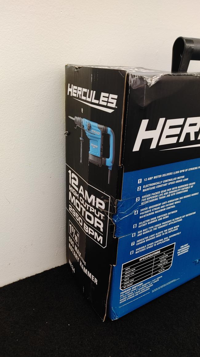 HERCULES HE34 12AMP 19/16" SDS MAX ROTARY HAMMER Brand New Buya