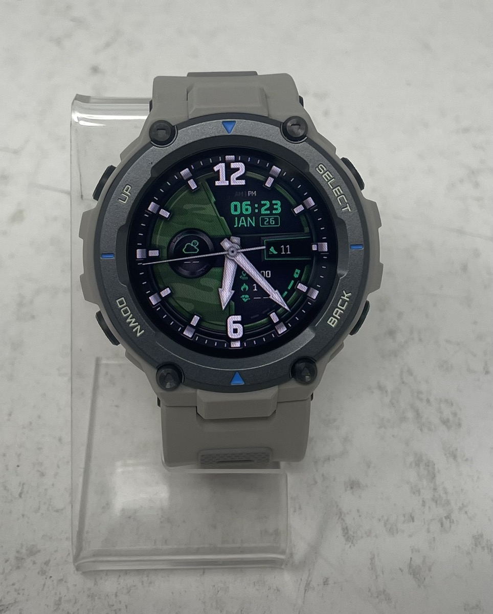 AMAZFIT T-REX PRO A2013 48MM GPS ONLY DESERT GRAY FITNESS SMARTWATCH ...
