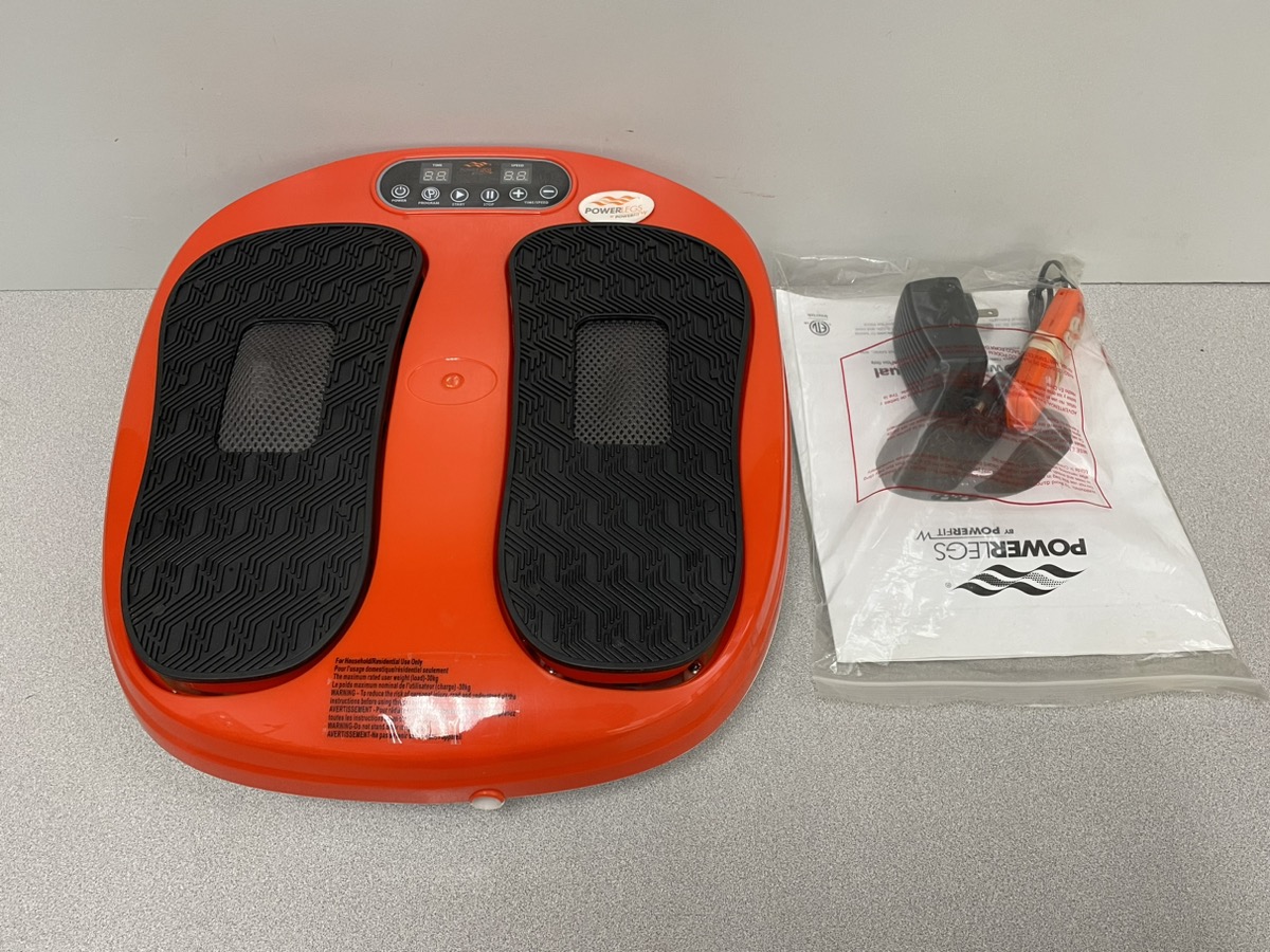 Power Legs by Power Fit Model PL1911 Vibration Foot Calf Massager w