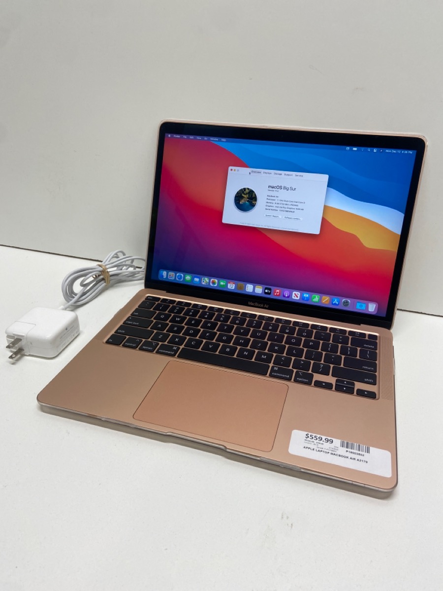 Apple MacBook Air 13 A2179 MWTJ2LL/A i31000NG4 1.1GHz 8GB RAM 256GB