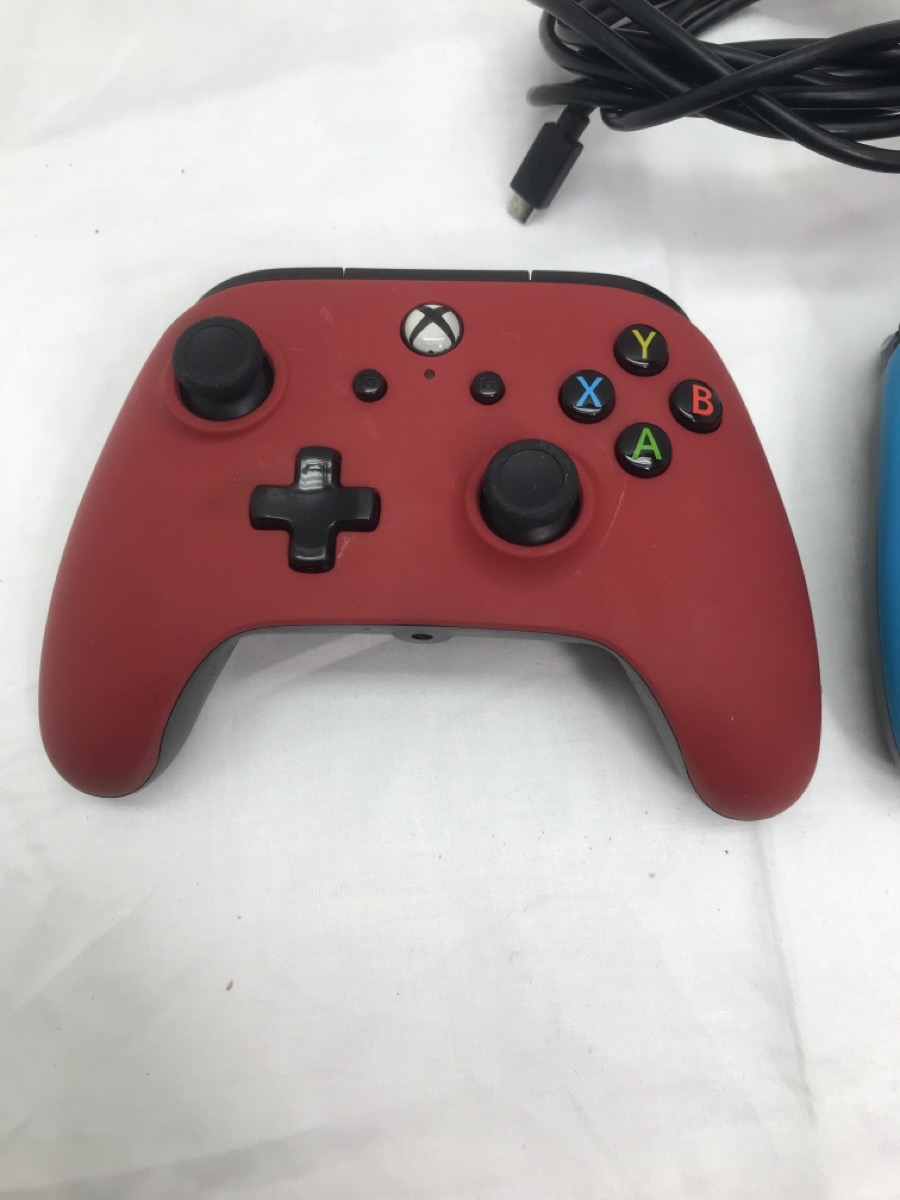 POWER A CONTROLLER WIRED XBOX RED BLUE Very Good Buya