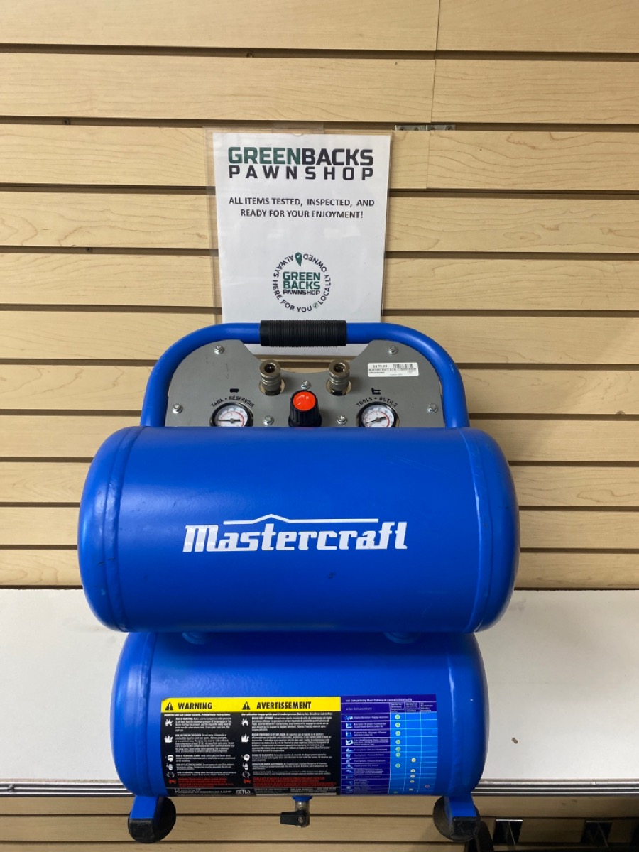 MASTERCRAFT 5 GALLON AIR COMPRESSOR Very Good Buya