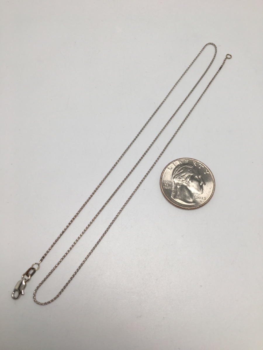 Alta Textured Chain Necklace Adjustable 46cm/18' In 18k Rose Gold