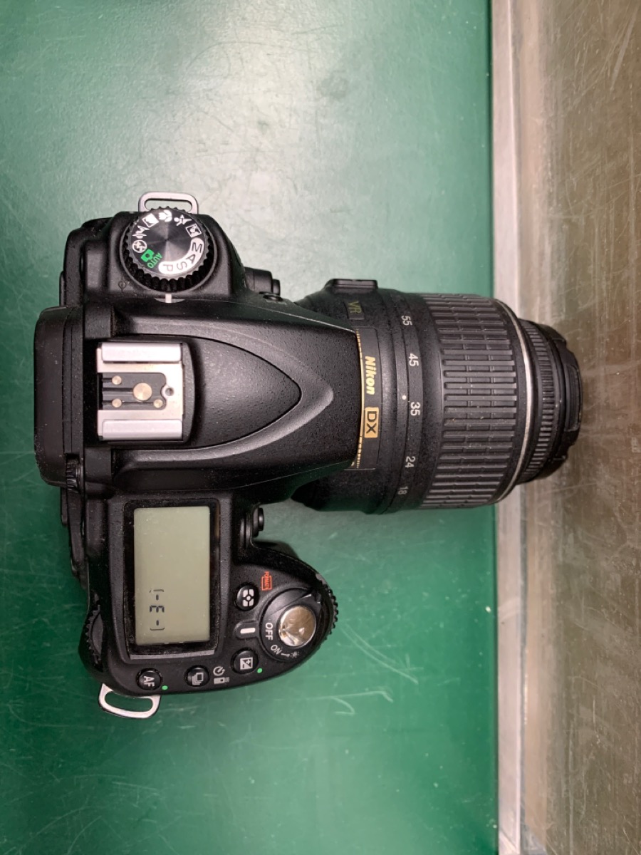 Nikon D90 DSLR Camera w/ 1855mm Lens (No SD Bay Door) Acceptable Buya