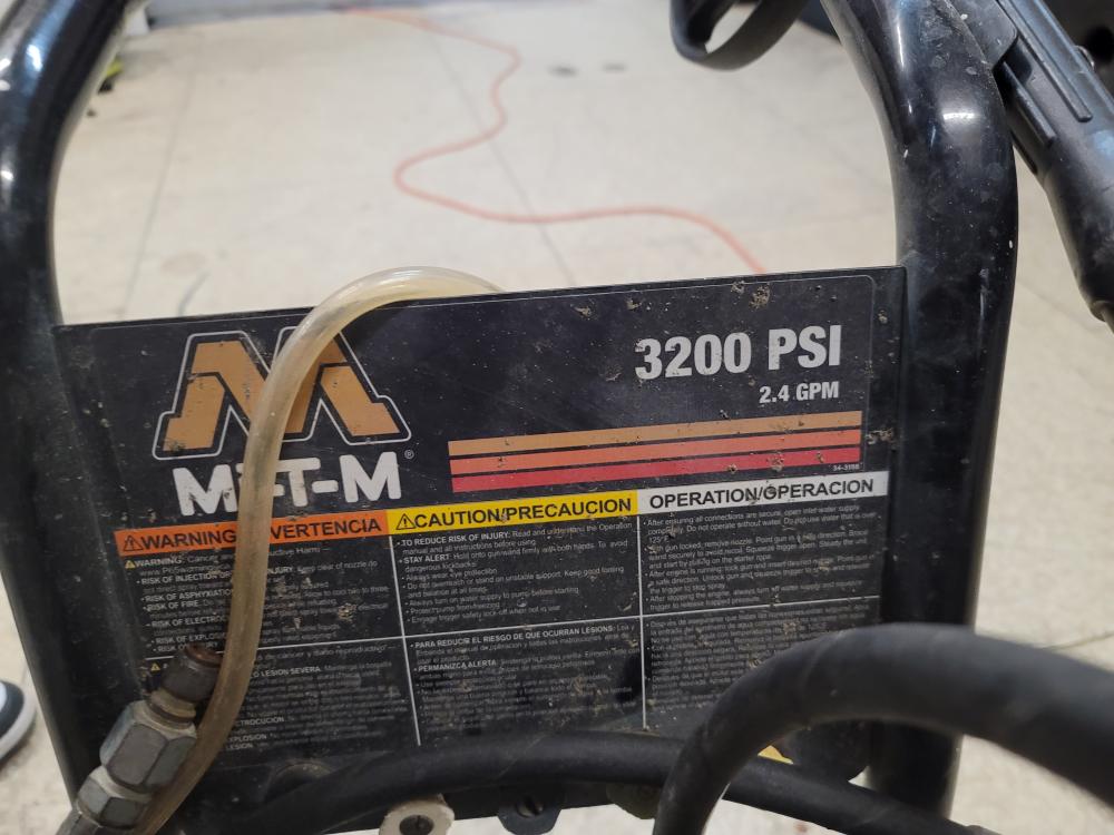MI-T-M CM-3200-0MMB PRESSURE WASHER Very Good | Buya