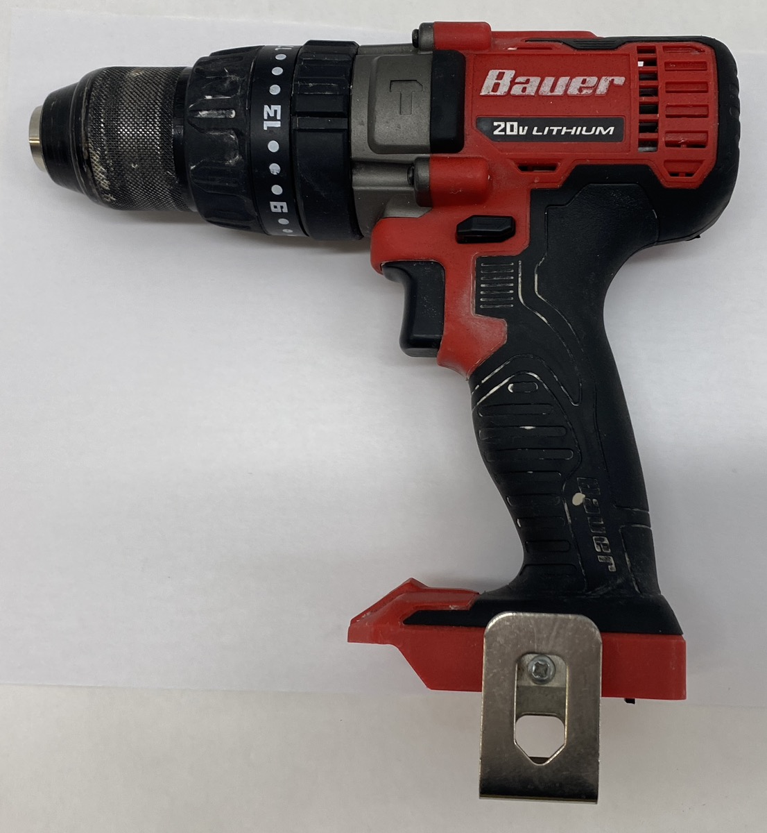 Bauer 20V Cordless 1/2 in. Variable Speed Hammer Drill/Driver Tool