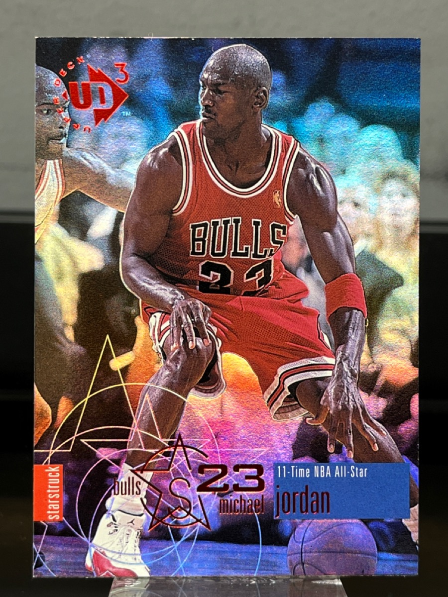 Michael Jordan 1997 Upper Deck UD3 Starstruck #23 Very Good | Buya