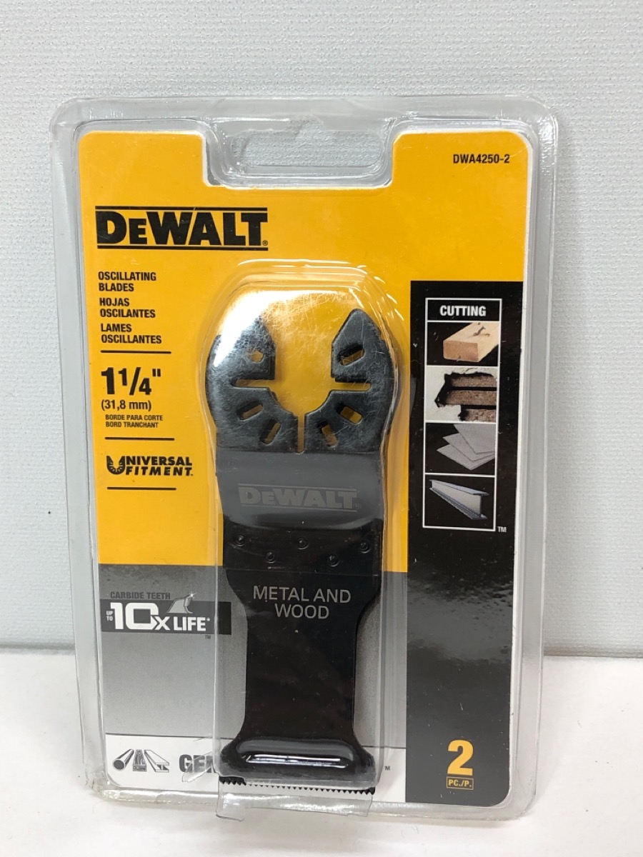 DEWALT OSCILLATING BLADE 2PC, DWA42502 Brand New Buya