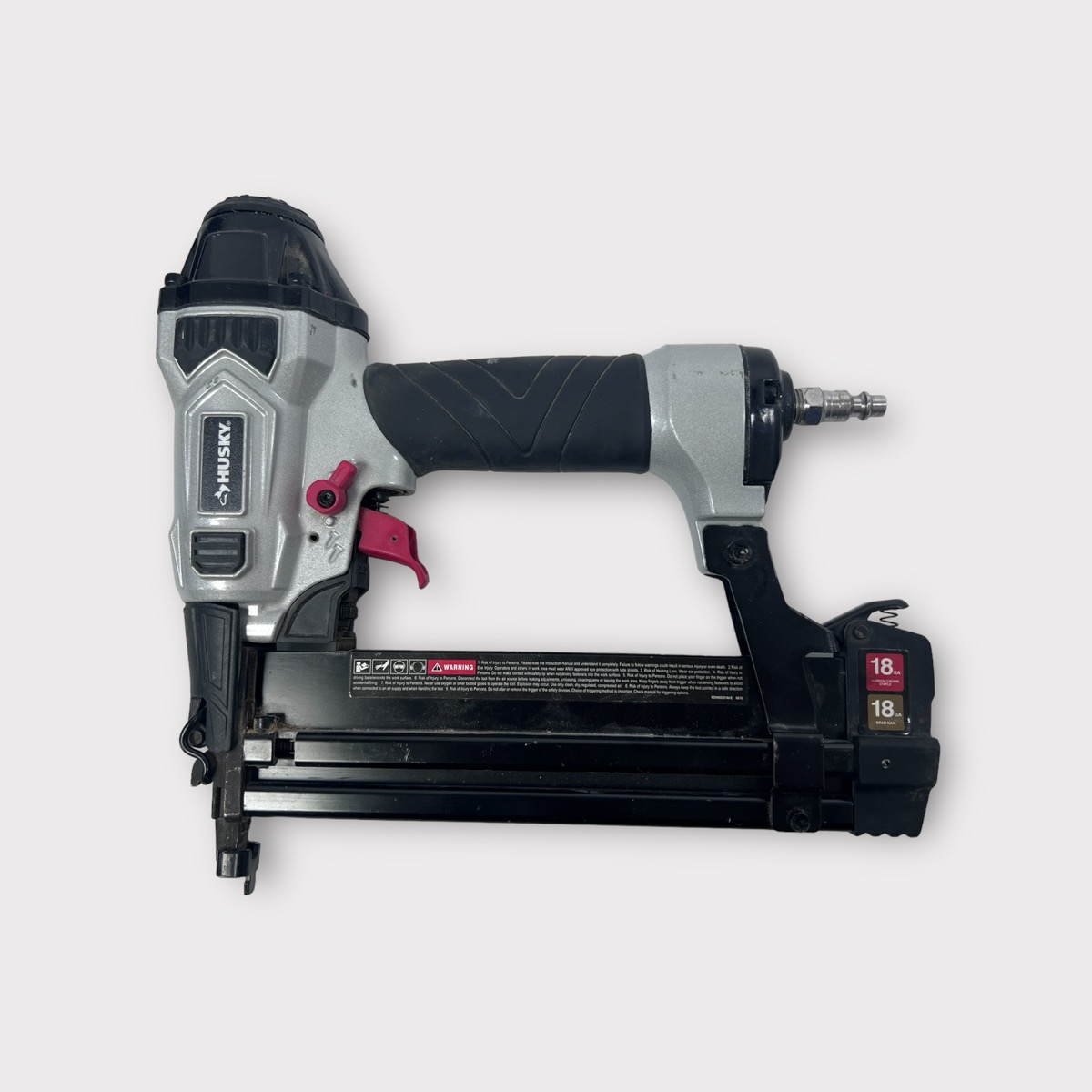 Husky Brad Nailer 2 in.& 1/4 in Narrow Crown Staples 18Gauge DP2118G