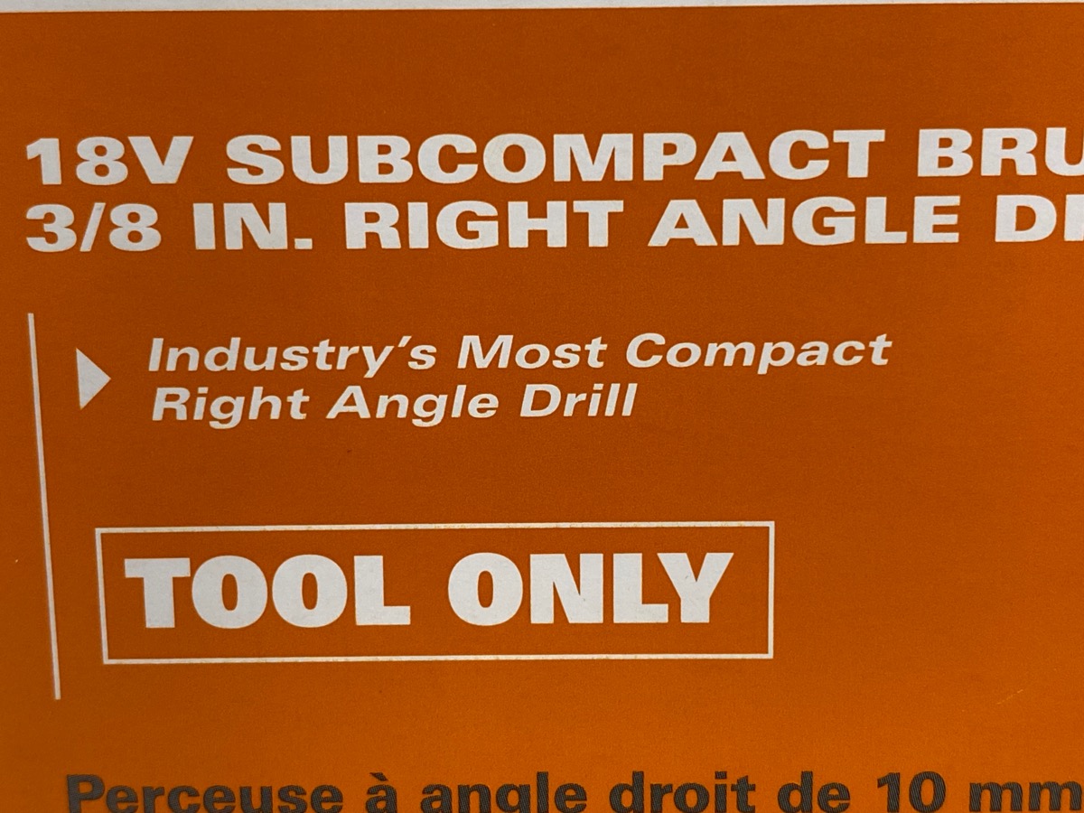 RIDGID 18V BRUSHLESS CORDLESS 3/8 IN. RIGHT ANGLE DRILL