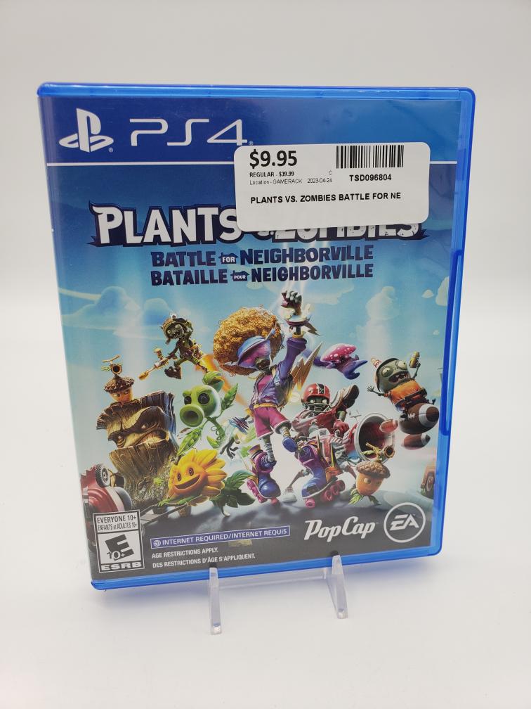 PLANTS VS. ZOMBIES BATTLE FOR NEIGHBORVILLE PS4 Good Buya