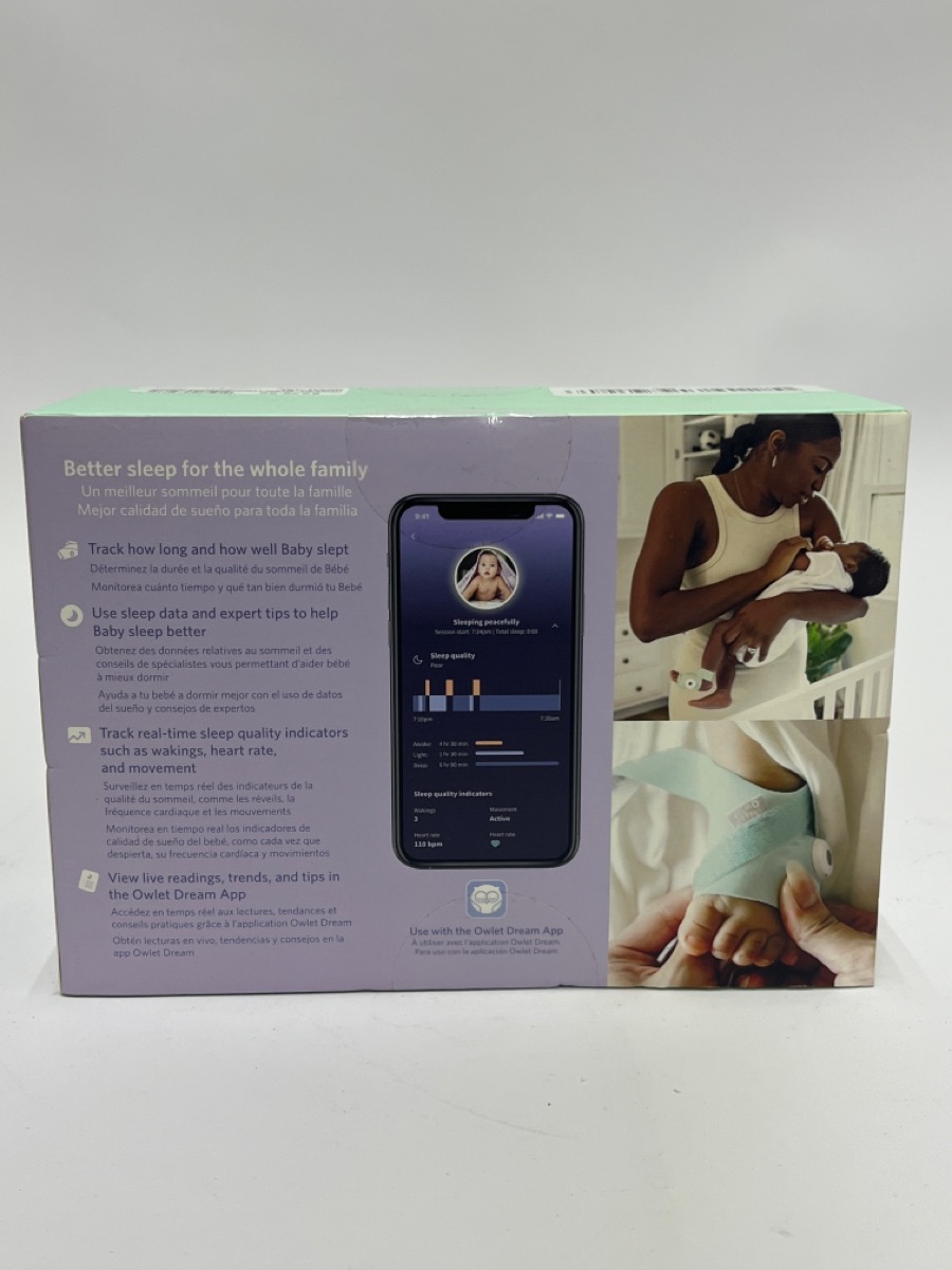 OWLET DREAM SOCK BABY MONITOR DREAM SOCK MINT ORIGINAL 018 MONTHS