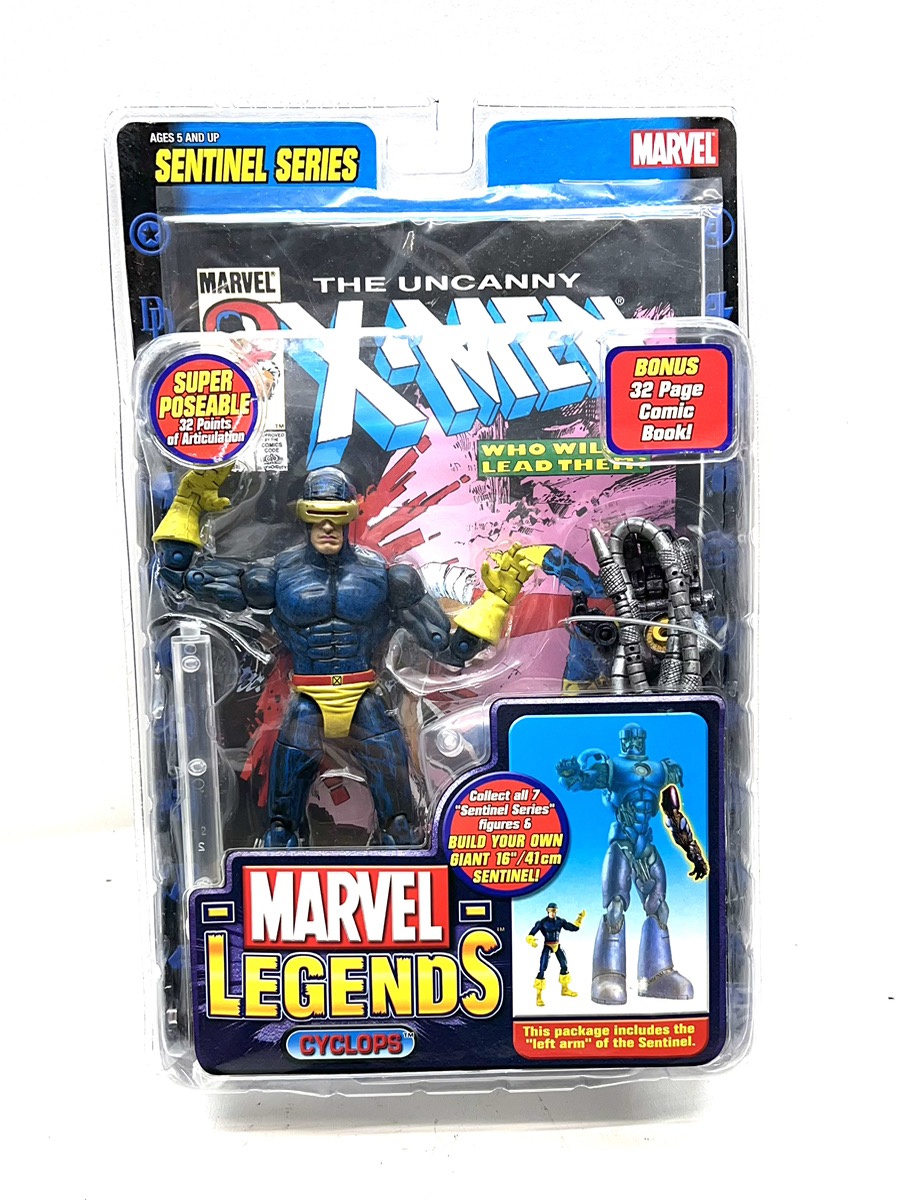 MARVEL LEGENDS 2005 SENTINEL SERIES CYCLOPS ACTION FIGURE! Like New ...