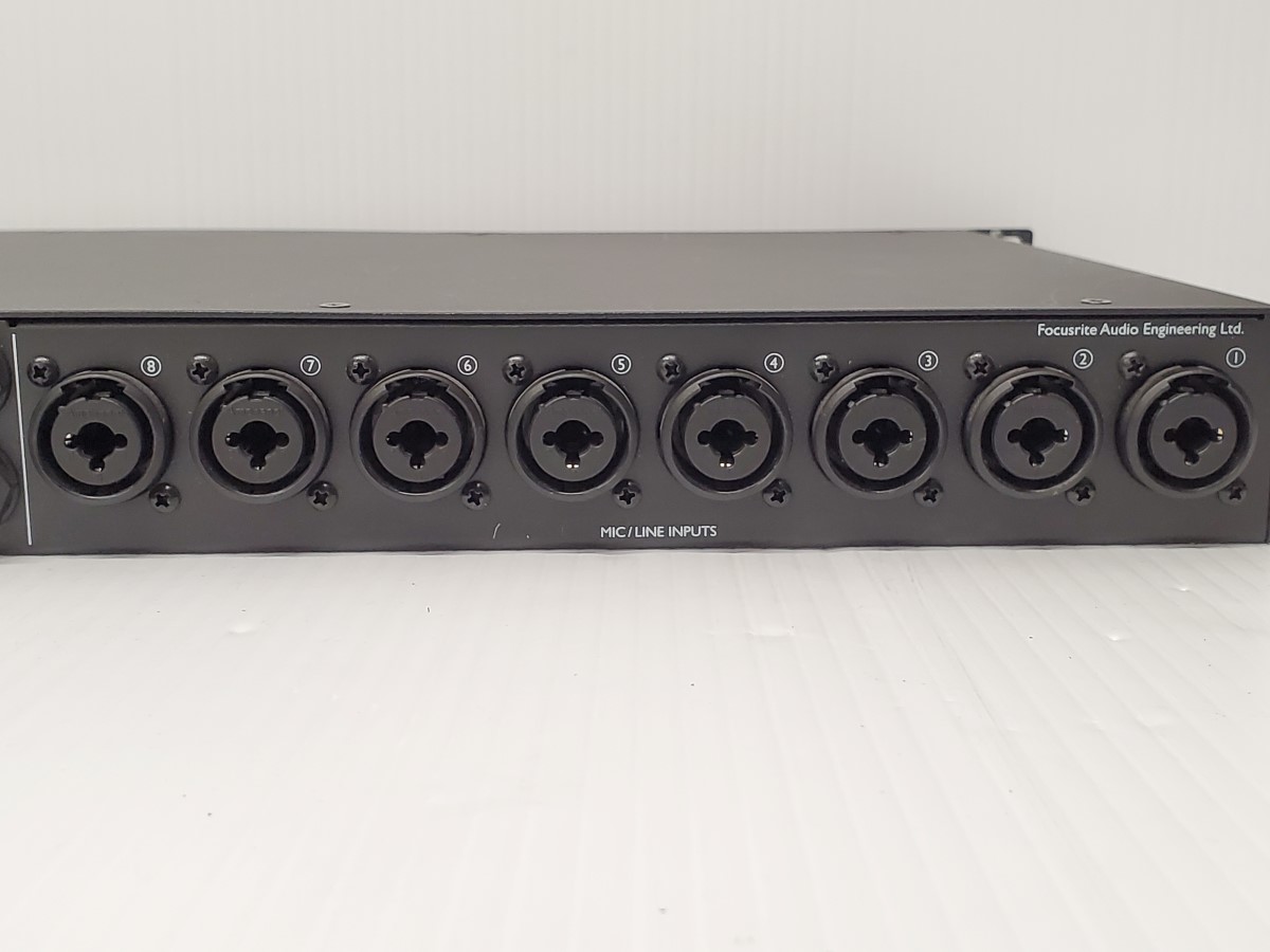 Focusrite Octopre MkII Dynamic 8channel Preamp compressor with ADAT