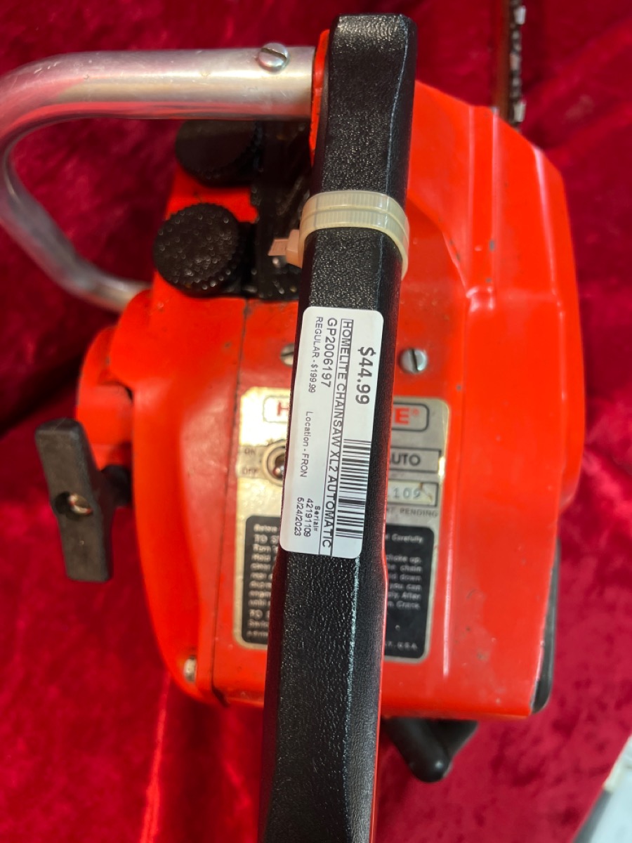 HOMELITE XL2 AUTOMATIC Acceptable HFO