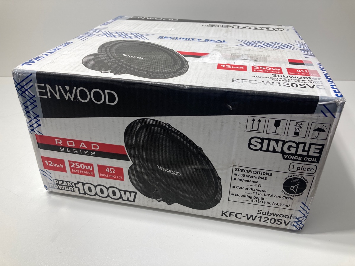KENWOOD KFCW120SVC SUBWOOFER 12" Like New Pawn 1 Spokane WA