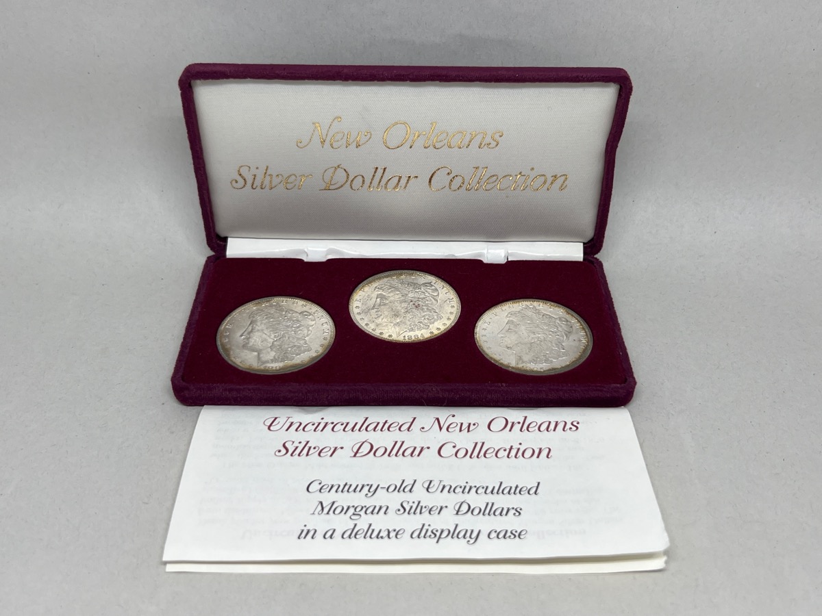 United States New Orleans Silver Dollar Collection (morgans) Very Good 