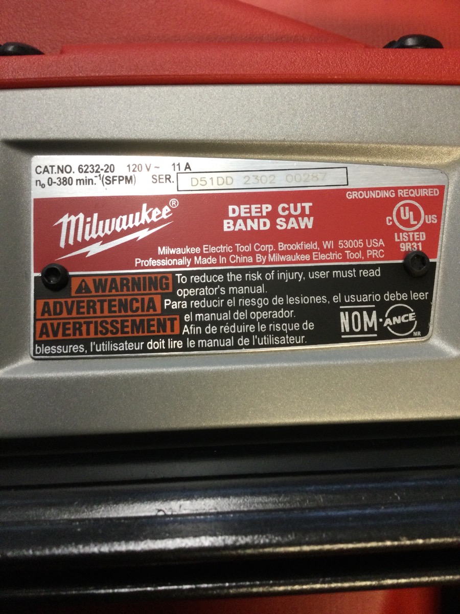 Milwaukee Band Saw 6232-20 photo 2