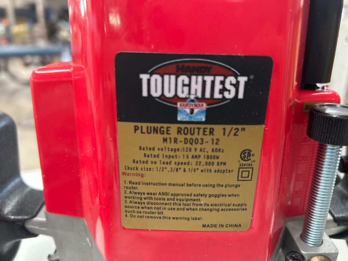 *HANDY TOUGHTEST M1R-DQ03-12 CORDED ROUTER Good | Pawn 1 | Spokane | WA