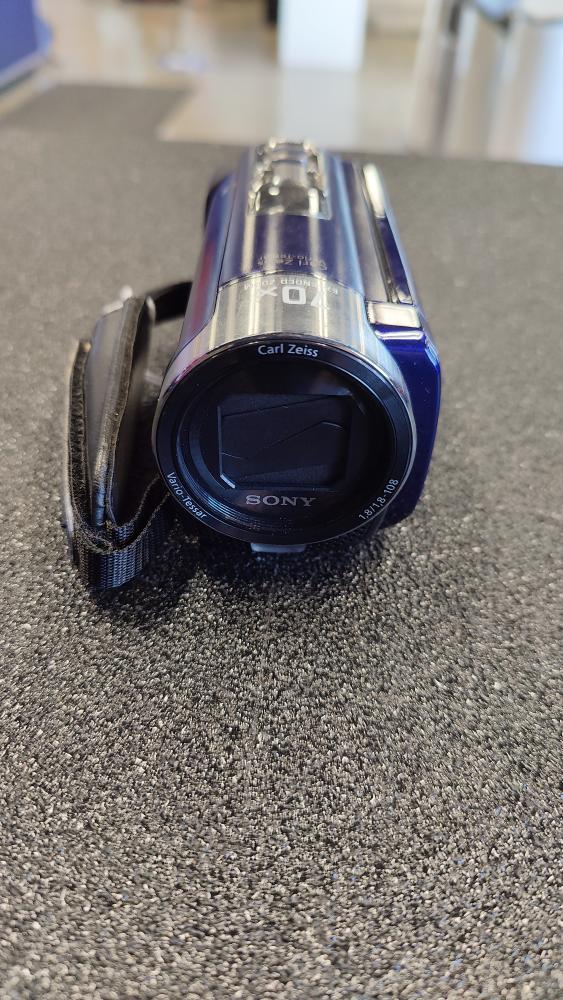 Sony Handycam DCRSX45 Digital Video Camera Recorder Blue 2000x Zoom