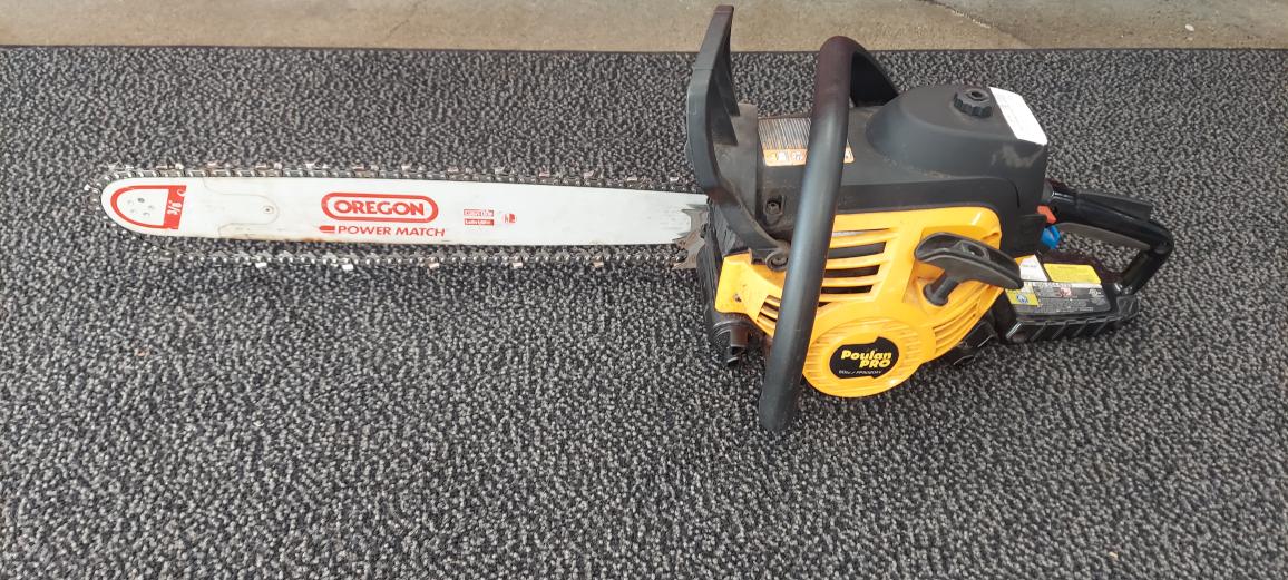 TOOLS CHAINSAW GAS POULAN PP5020AV, 13268N202405; 50CC GAS CHAINSAW