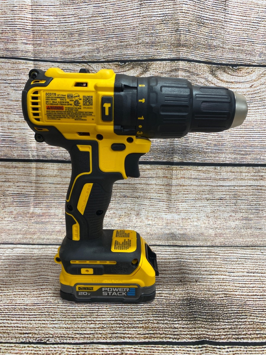 DEWALT DCD778 BRUSHLESS 1/2" DRILL, DCF787 CORDLESS BRUSHLESS 1/4