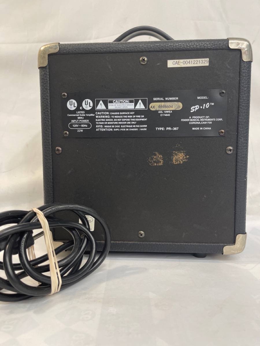 FENDER SP10 120V GUITAR AMP Good Sharp Assets LLC Gonzales LA