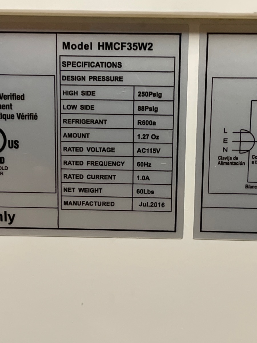 MAGIC CHEF HMCF35W2 MINI CHEST FREEZER Good Buya