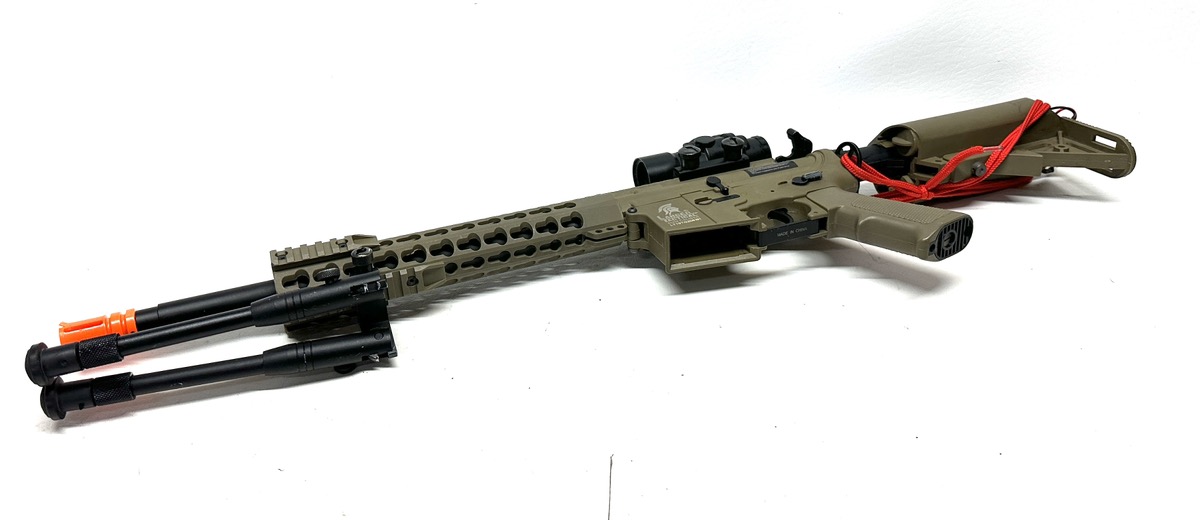LANCER TACTICAL GEN 2 LT19 M4 AIRSOFT AEG RIFLE W/ EXTRAS! For parts or not working Central