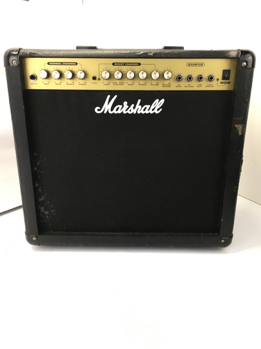 MARSHALL MG G50RCD 2 CHANNEL 50 WATT 1X12 INCH SOLID STATE GUITAR COMBO