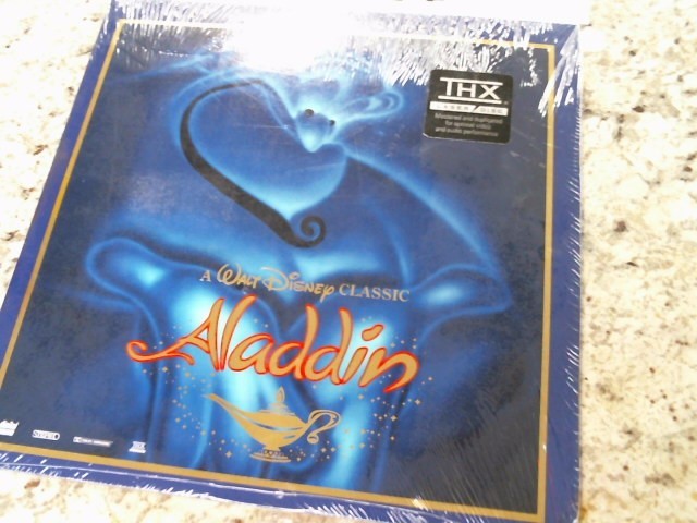 Disney Aladdin THX Laserdisc - 2 DISCS CAV LETTERBOX EDITION NEW SEALED ...