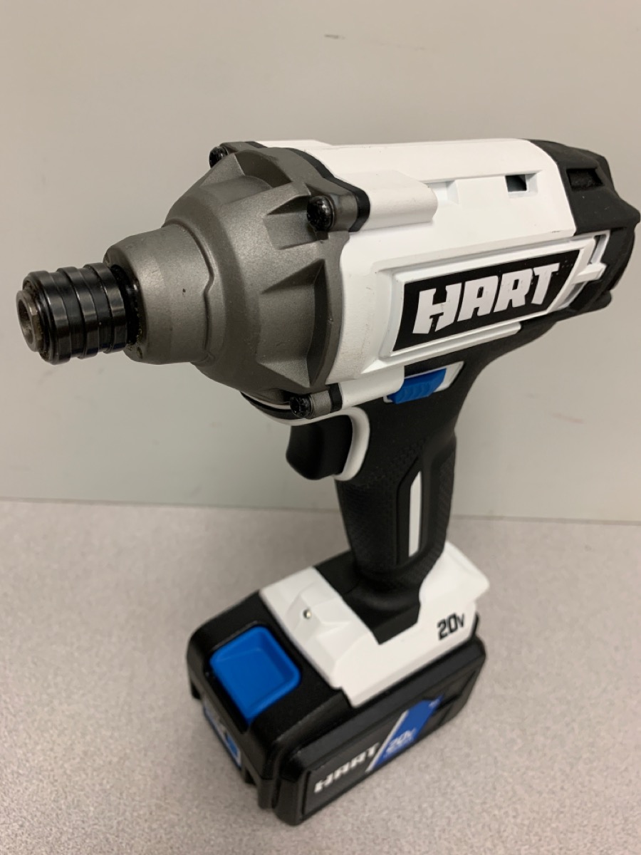 HART HPID01VN 20V CORDLESS IMPACT WRENCH W/ 20V 4AH BATTERY AND BITS