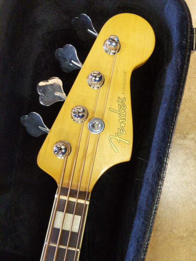 Fender Kingman Electric Acoustic Bass Hard Case Repaired Good Buya