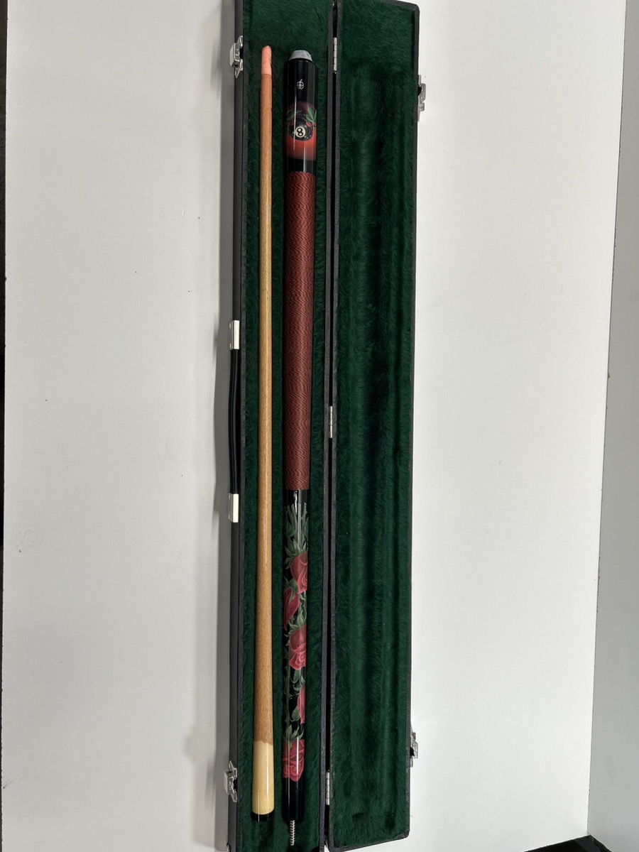 McDermott 2 Piece Pool Cue Roses/Eight Ball Very Good | Pawn 1 ...