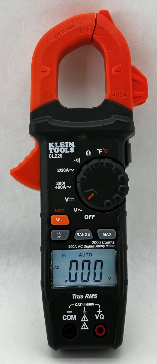 Klein CL220 True RMS 400 Amp Digital Clamp Meter Very Good Heartland