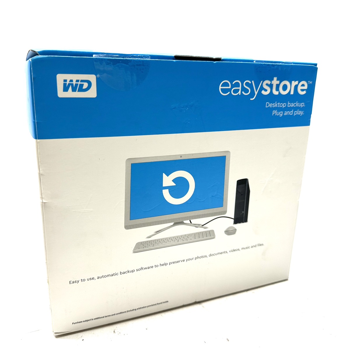 WESTERN DIGITAL EASYSTORE 18TB DESKTOP BACKUP PLUG AND PLAY! Brand New