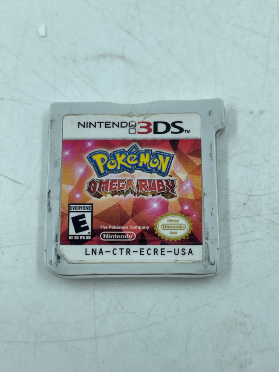 NINTENDO 3DS POKEMON OMEGA RUBY CARTRIDGE ONLY TESTED WORKS Acceptable