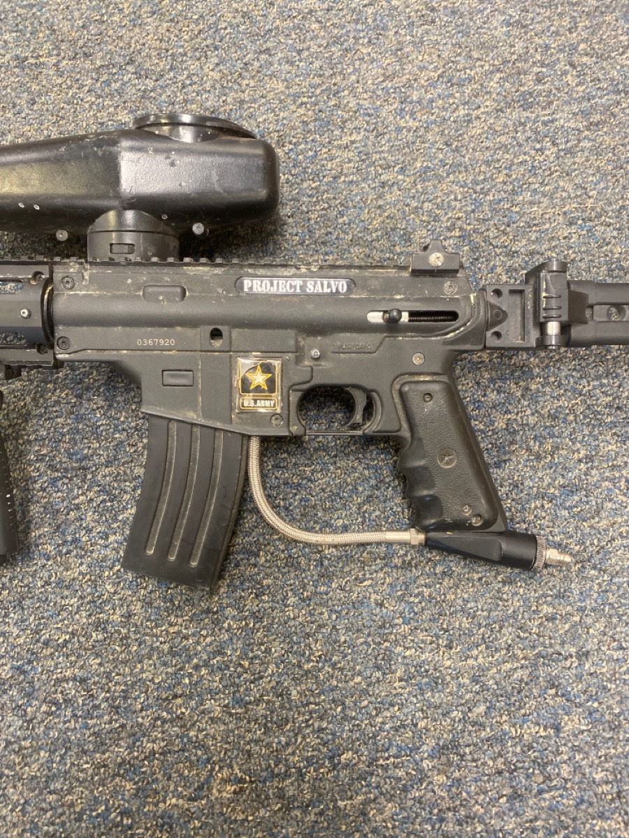 TIPPMANN ARMS PROJECT SALVO PAINTBALL GUN Like New Capitol City Pawn