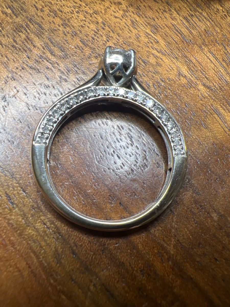 Lady's Diamond Fashion Ring 41 Diamonds .85 Carat T.W. 10K White photo 2