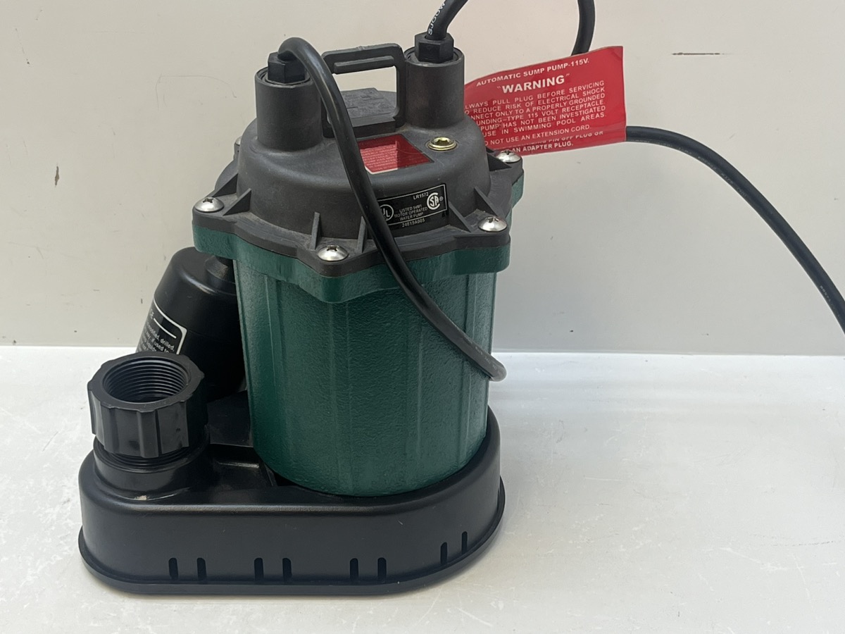 Water Ace R3S Automatic Sump Pump 115 Volt Good | Buya