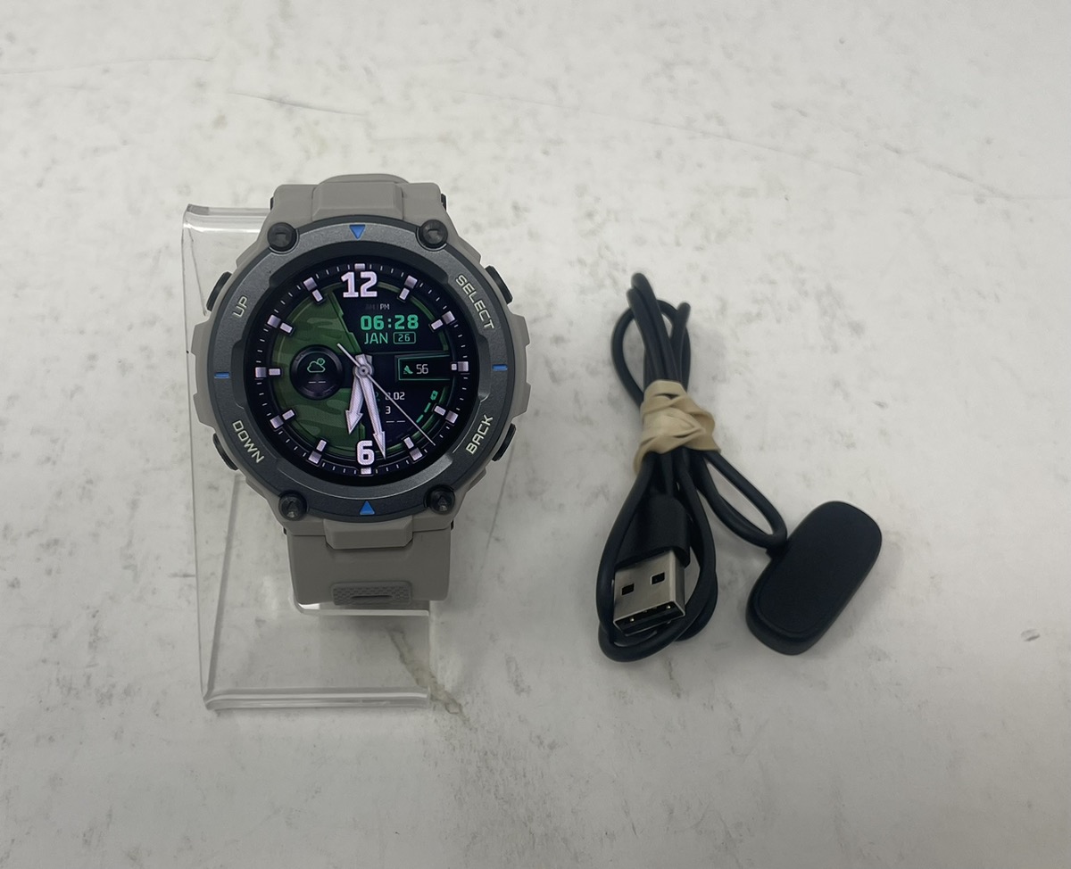 AMAZFIT T-REX PRO A2013 48MM GPS ONLY DESERT GRAY FITNESS SMARTWATCH ...